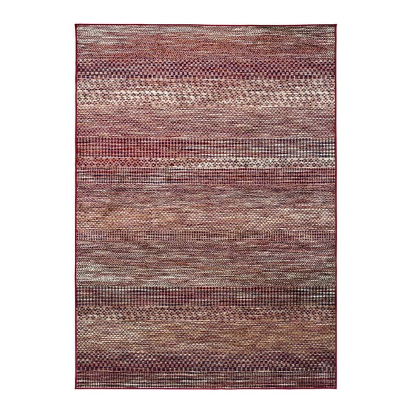 Czerwony dywan z wiskozy Universal Belga Beigriss, 70x110 cm