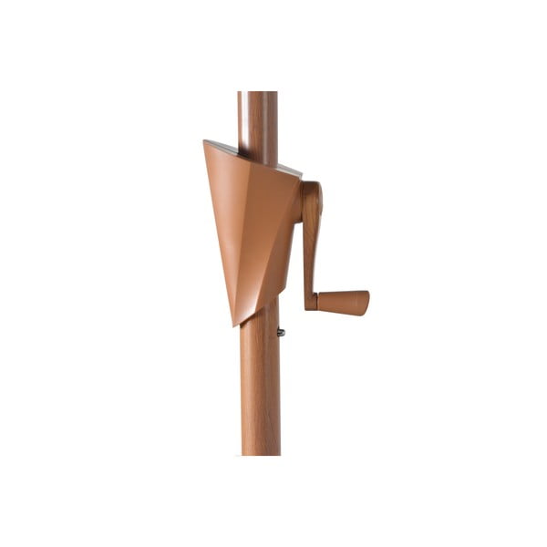 Beżowy parasol ogrodowy ø 300 cm Wood – Rojaplast-image-4