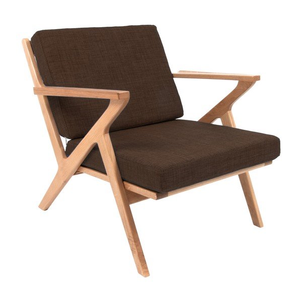 Fotel Present Time Rest Oak Dark Brown