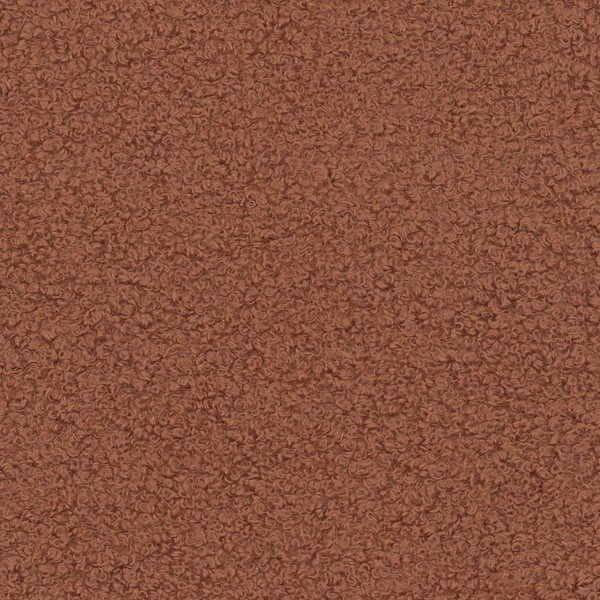 Puf z materiału bouclé w kolorze terakoty Jenny – Micadoni -image-3