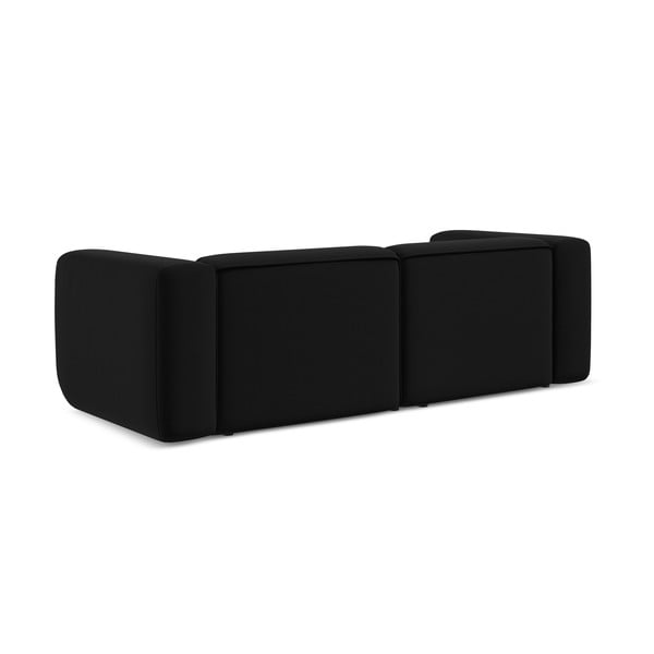 Czarna aksamitna sofa 228 cm Ekahi – Makamii-image-4