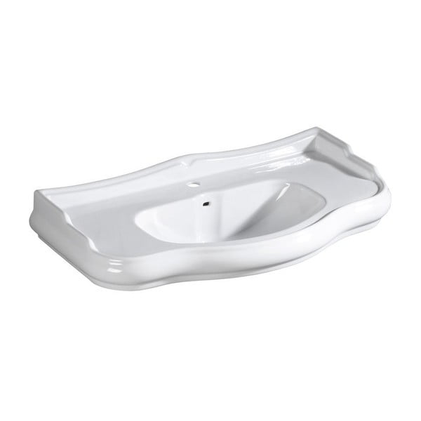 Biała ceramiczna umywalka 100x54,5 cm Retro – Sapho