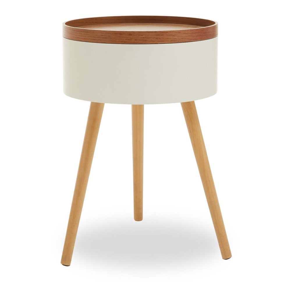Okrągły stolik w dekorze sosny ø 38 cm Viborg – Premier Housewares