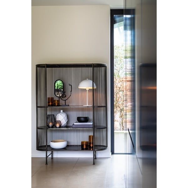 Czarna metalowa wysoka komoda 119x161 cm Yinthe – Light & Living-image-1