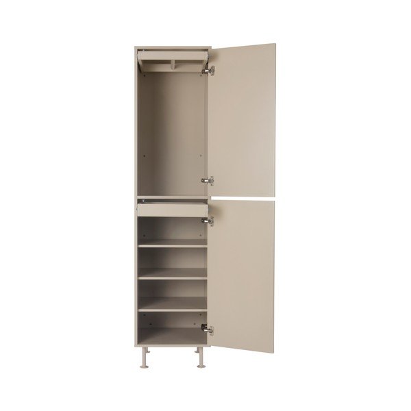 Beżowa szafa z płyty MDF 50x210x55 cm Kipp – Jotex-image-4