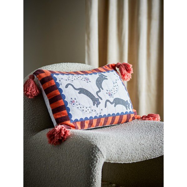 Poduszka dekoracyjna z mieszanki bawełny 35x60 cm Missy – Bloomingville-image-1