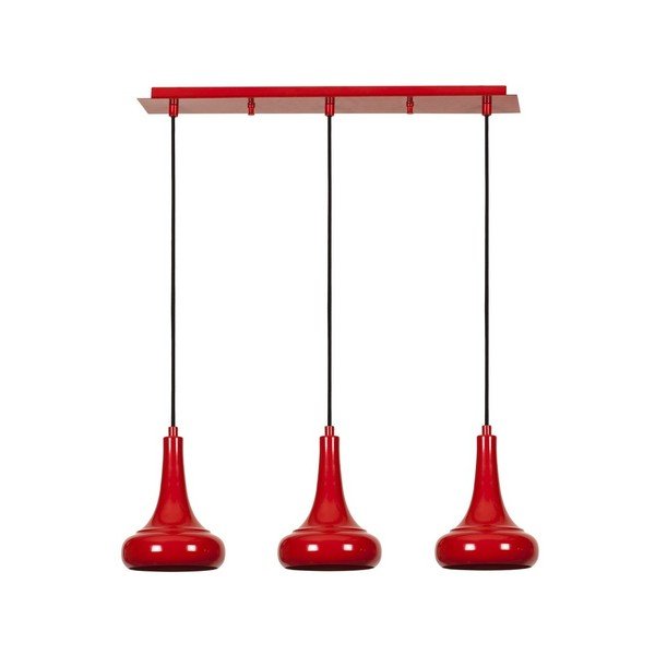 Czerwona lampa wisząca Earn-image-1