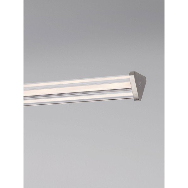 Metalowa lampa wisząca LED ze ściemniaczem w kolorze matowej czerni/w kolorze matowego srebra z kloszem ze szkła akrylowego Pheme – Nova Luce-image-3