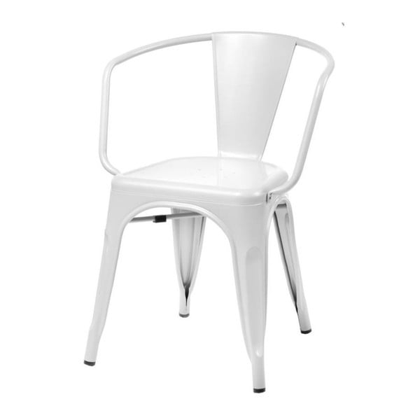 Białe krzesło D2 Paris Arms