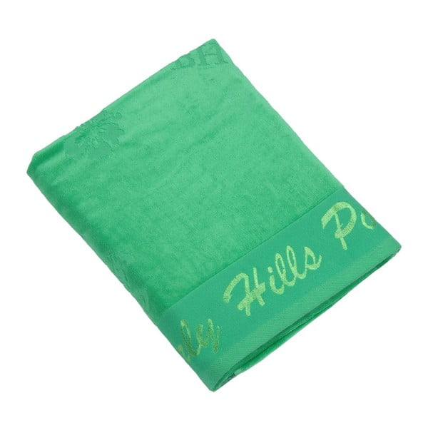 Ręcznik bawełniany BHPC Velvet 80x150 cm, zielony