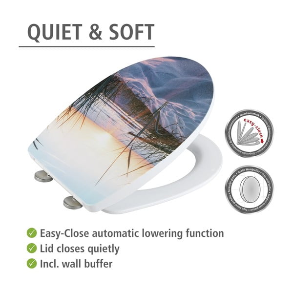 Deska sedesowa wolnoopadająca 36,5 x 45 cm Baltic – Wenko-image-4