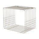 Wielopoziomowa metalowa półka w kolorze srebra z połyskiem 38 cm Store-It – Mette Ditmer Denmark