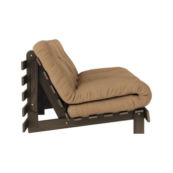 Jasnobrązowa rozkładana sofa 160 cm Roots – Karup Design-image-4