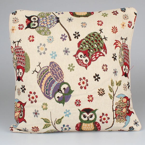 Poszewka na poduszkę Dakls Owls Colorful