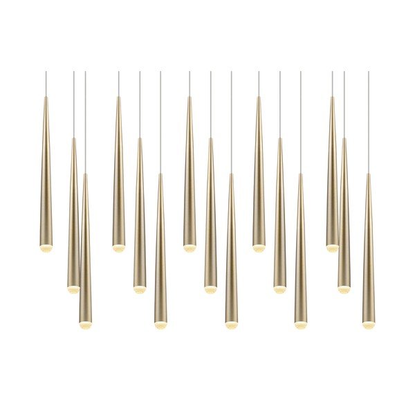 Lampa wisząca LED w kolorze złota Cala – Trio Select-image-3