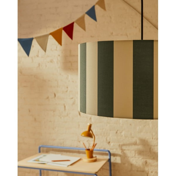 Niebieski abażur ø 40 cm Ciral – Kave Home-image-1