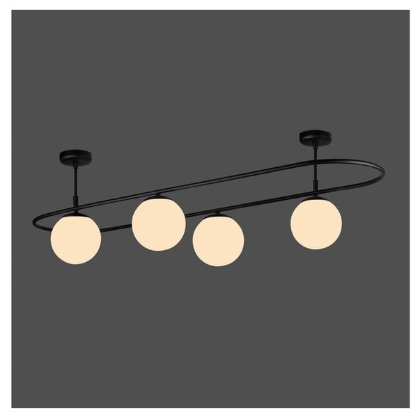 Czarna lampa sufitowa Squid Lighting Elips, dł. 124 cm-image-1