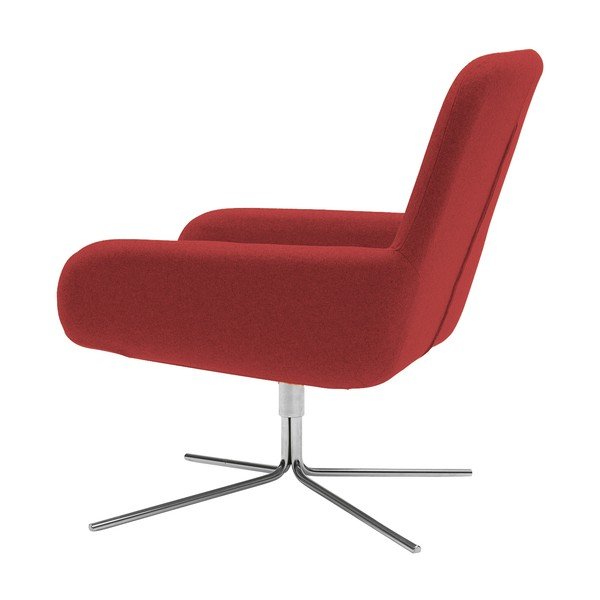 Czerwony fotel obrotowy Softline Coco Swivel-image-4