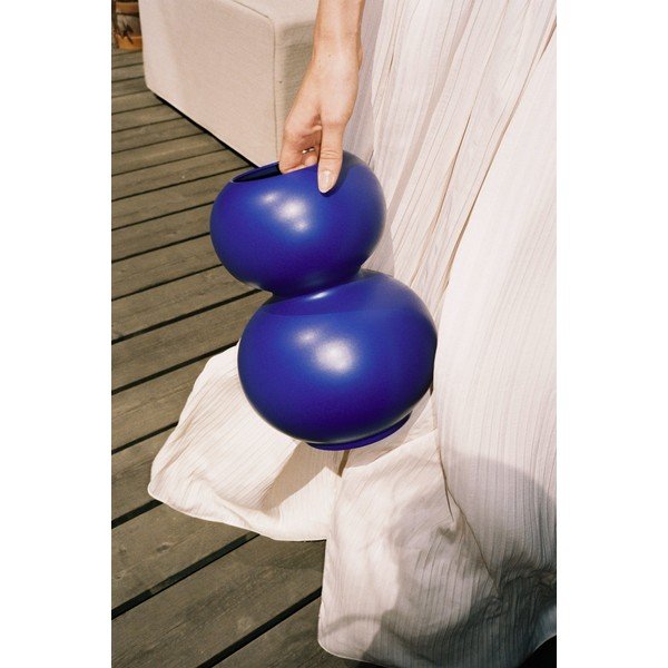 Ciemnoniebieski ceramiczny wazon (wysokość 36 cm) Tuga – noo.ma-image-2