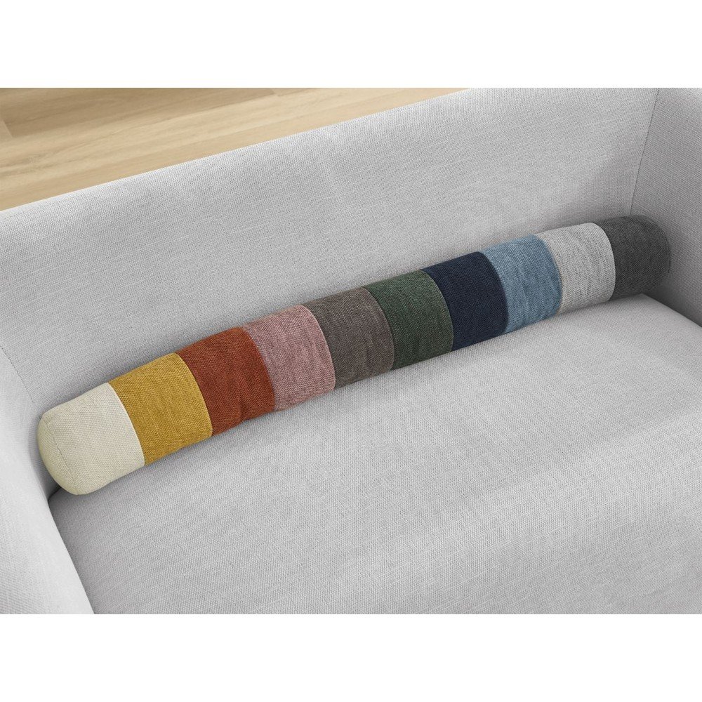 Jasnoszara sofa z tkaniny szenilowej 160 cm Celine – Bobochic Paris (zdjęcie 5)