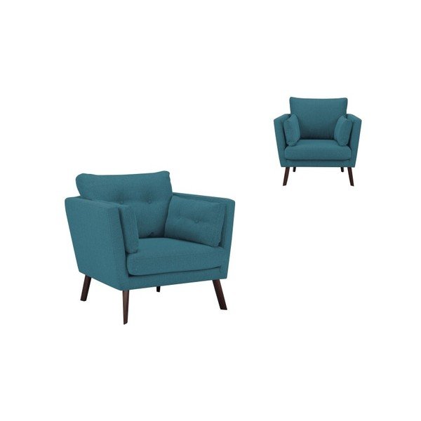 Turkusowy fotel Mazzini Sofas Elena-image-1
