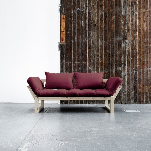 Sofa Karup Edge Natural/Bordeaux