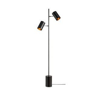 Czarna lampa stojąca Twin – Markslöjd
