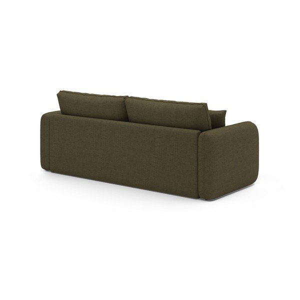 Zielona rozkładana sofa 225 cm – Micadoni -image-4