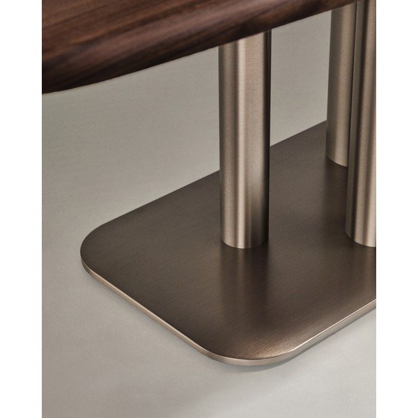 Stół w dekorze orzecha 100x180 cm Melvar – Kave Home-image-2