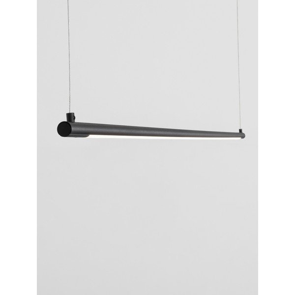 Aluminiowa lampa wisząca LED w kolorze matowej czerni Elettra – Nova Luce-image-4