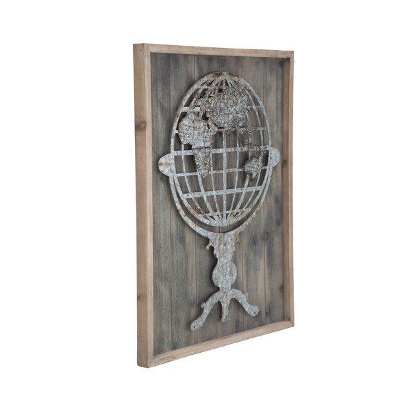 Drewniana dekoracja ścienna Mauro Ferretti Metal World Tenebris, 60x80 cm-image-1