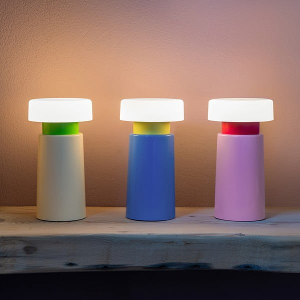 Różowa lampa stołowa LED ze ściemniaczem (wysokość 17,5 cm) Victoria – Remember-image-4