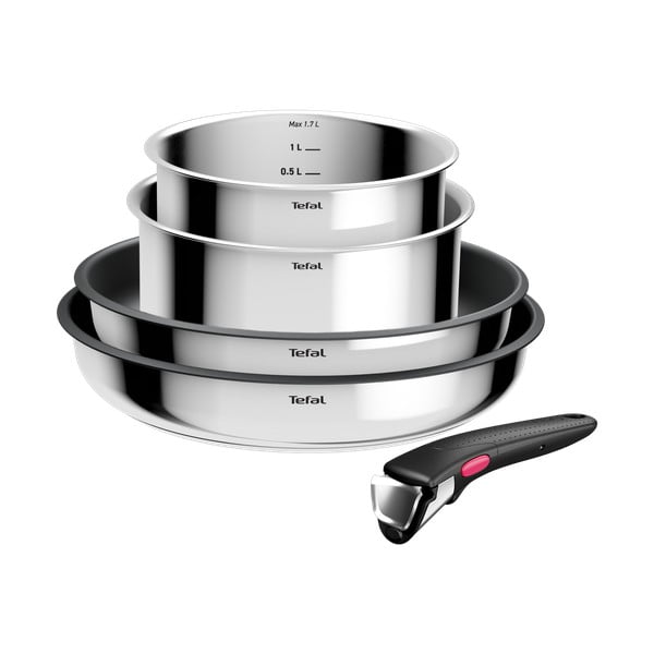 Zestaw garnków aluminiowych 5 szt. INGENIO Cook Eat L881S504 – Tefal