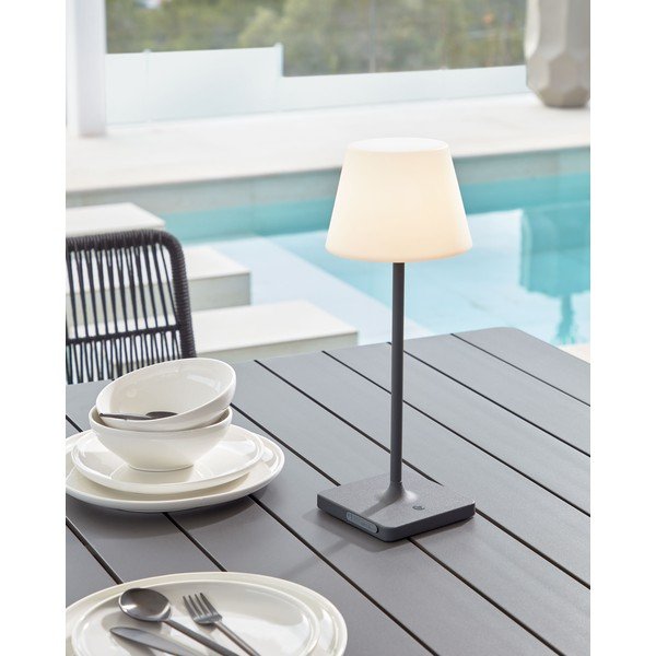 Lampa zewnętrzna na USB ze ściemniaczem Aluney – Kave Home-image-3