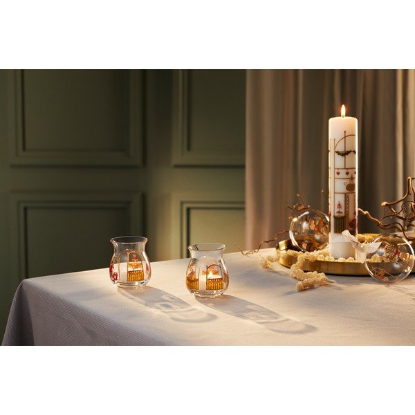 Świeca ze świątecznym motywem czas palenia 56 h Holmegaard Christmas – Holmegaard-image-1