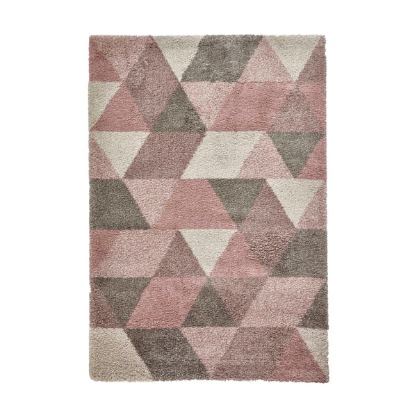Kremowo-różowy dywan Think Rugs Royal Nomadic, 120x170 cm