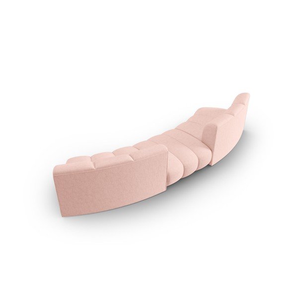 Różowa sofa 367 cm Lupine – Micadoni Home-image-3
