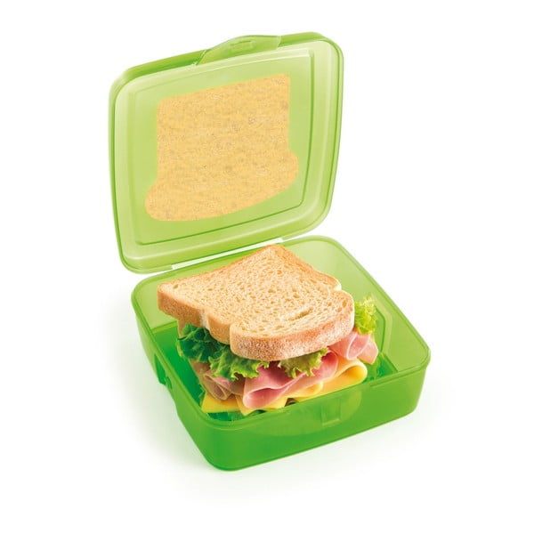 Zielony pojemnik na kanapki Snips Sandwich, 500 ml-image-1