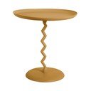 Metalowy okrągły stolik ø 40 cm Zig Zag – Leitmotiv