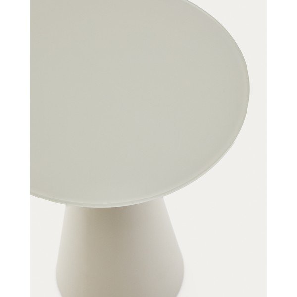 Okrągły stolik ze szklanym blatem ø 35 cm Wilshire – Kave Home-image-4