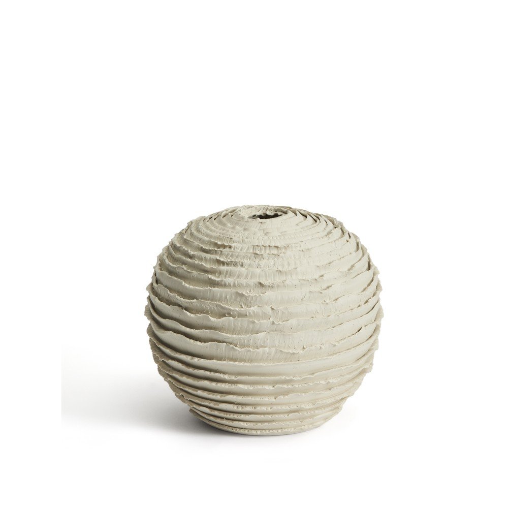 Kremowy ceramiczny ręcznie wykonany wazon (wysokość 21 cm) Evania – Kave Home (zdjęcie 5)