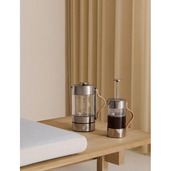 Szklany czajnik elektryczny w kolorze srebra 1,2 l Emma – Stelton-image-3