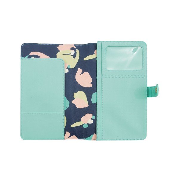 Turkusowy portfel podróżny Busy B New Fashion-image-4