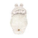 Beżowy rożek niemowlęcy sztruksowy 45x80 cm – Meowbaby