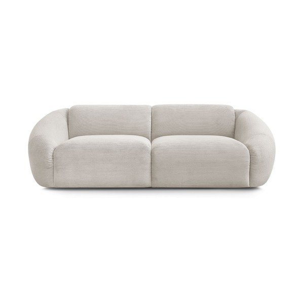 Beżowa sztruksowa sofa 250 cm Tina – Bobochic Paris
