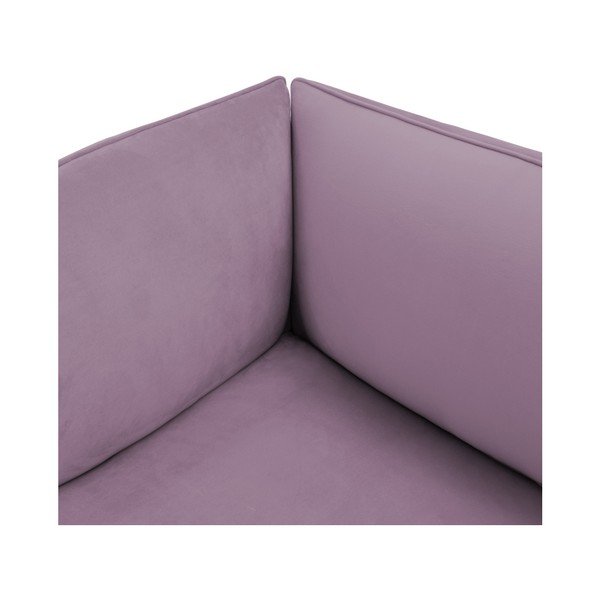 Liliowa dwuosobowa sofa modułowa Vivonita Velvet Cube-image-3