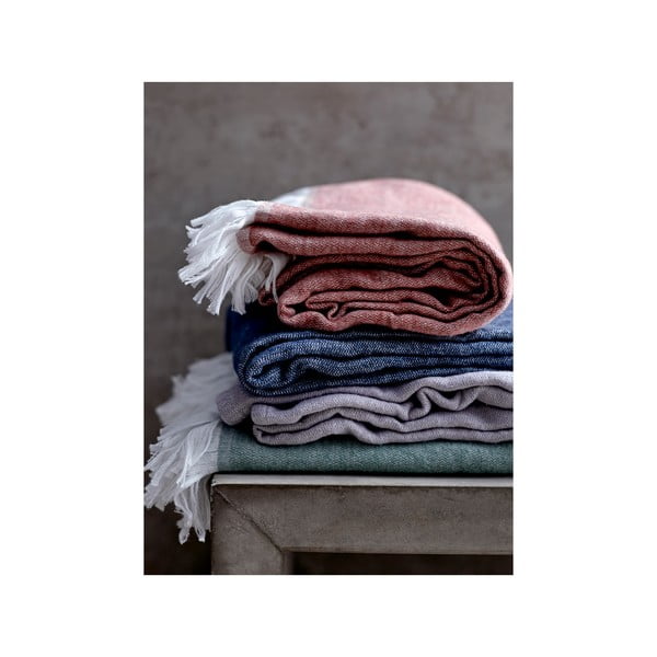 Zielony bawełniany pled Södahl Julia, 130x170 cm-image-2