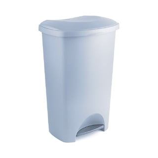 Szary kosz na śmieci na pedał z tworzywa z recyklingu Addis Eco Range, 50 l