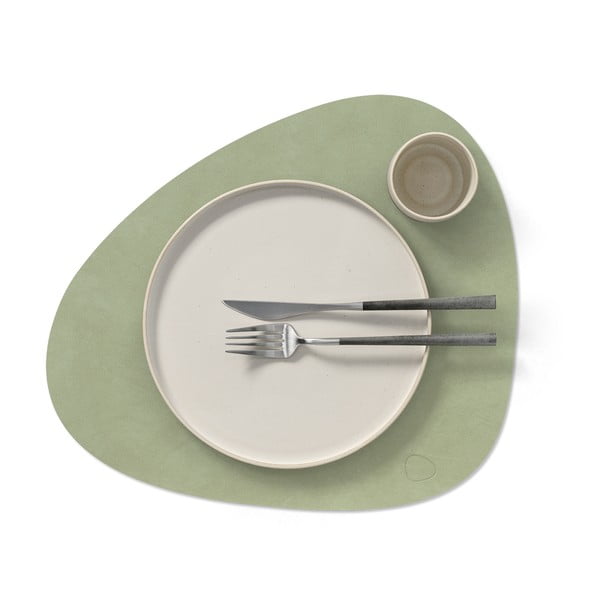 Mata stołowa ze skóry ekologicznej 37x44 cm Curve L Nupo – LIND DNA-image-2