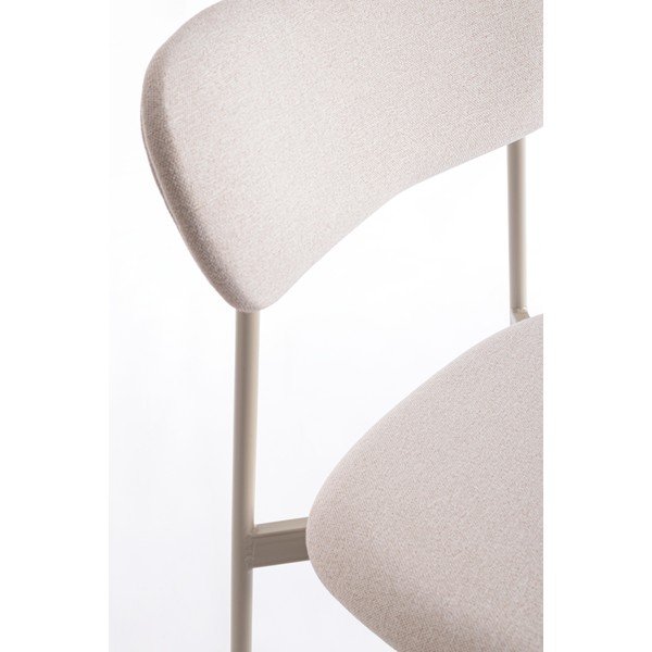 Szarobrązowe tapicerowane krzesło Inka – Yes Everyday-image-1